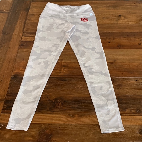 NWOT University of Denver Camo Sports Leggings - Picture 1 of 10